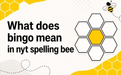 What Does Bingo Mean in NYT Spelling Bee?